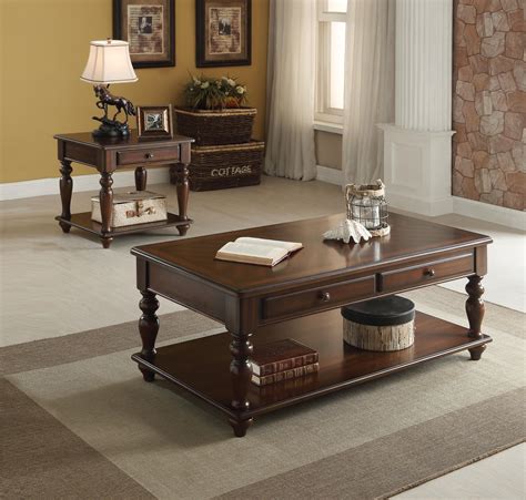 traditional coffee and end tables